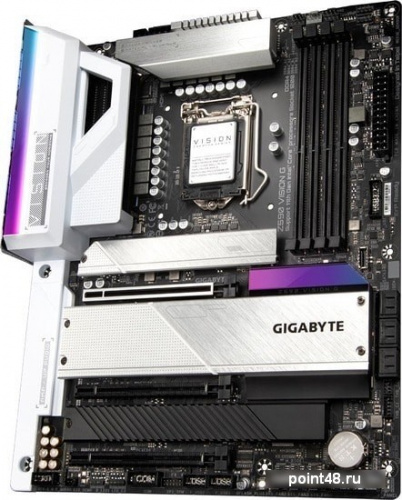 Материнская плата Gigabyte Z590 VISION G Soc-1200 Intel Z590 4xDDR4 ATX AC`97 8ch(7.1) 2.5Gg RAID+HDMI+DP фото 3