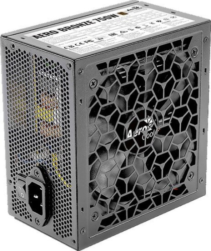 Блок питания Aerocool ATX 750W AERO BRONZE 80+ bronze (24+4+4pin) APFC 120mm fan 6xSATA RTL фото 3