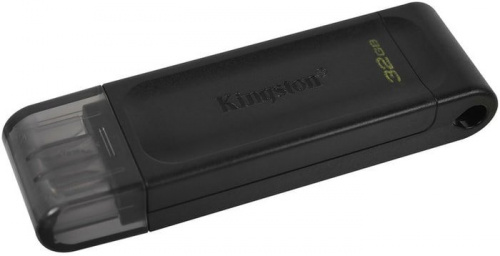 Купить Флеш Диск Kingston 32Gb DataTraveler 70 DT70/32GB USB3.0 черный в Липецке фото 2
