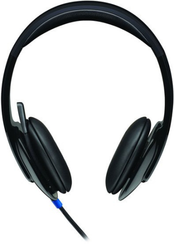 Купить Наушники с микрофоном LOGITECH USB Headset H540, 981-000480, накладные, черный в Липецке