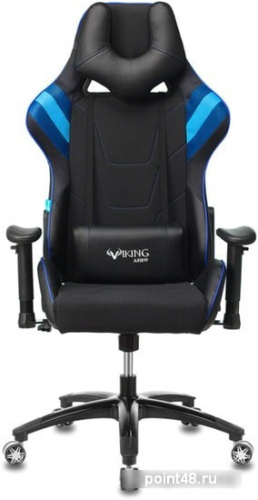 Кресло Бюрократ Viking 4 Aero Blue Edition (черный) фото 3