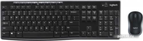 Купить Комплект беспроводной клавиатура + мышь Logitech MK270, черный в Липецке
