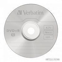 Купить Диск DVD+R Verbatim 4.7Gb 16x Cake Box (50шт) (43550) в Липецке
