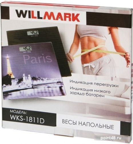 Купить Напольные весы Willmark WBS-1811D (черный) в Липецке фото 3