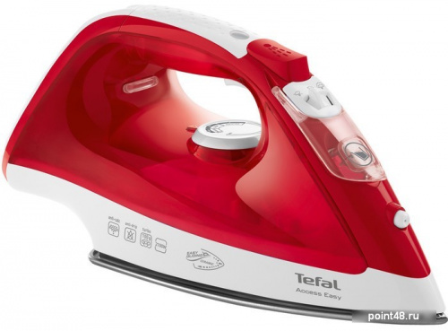 Купить Утюг Tefal FV1543E0 2500Вт красный/белый в Липецке