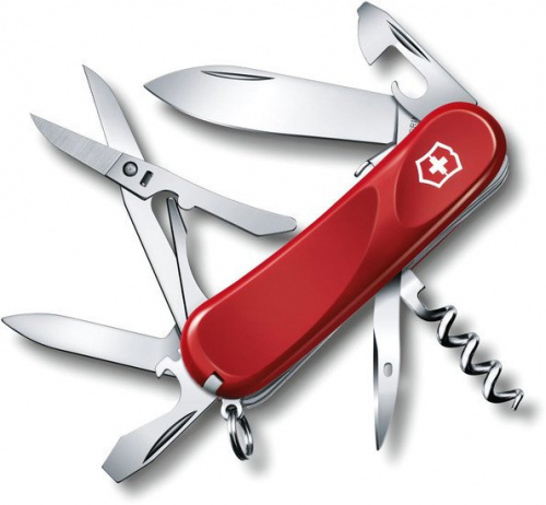 Купить Нож перочинный VICTORINOX Evolution S14 2.3903.SE, пластик/сталь, красный в Липецке