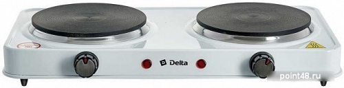 Электрическая плита DELTA D-706 двухконфорочная диск белая (5) в Липецке