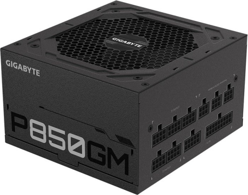 Блок питания Gigabyte ATX 850W GP-P850GM 80+ gold 24+2x(4+4) pin APFC 120mm fan 8xSATA Cab Manag RTL фото 2