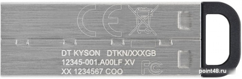 Купить Флеш Диск Kingston 128Gb DataTraveler Kyson DTKN/128GB USB3.1 серебристый/черный в Липецке фото 2