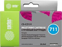 Купить Картридж струйный Cactus CS-CZ131 №711 magenta ((26мл) для HP DJ T120/T520) (CS-CZ131) в Липецке