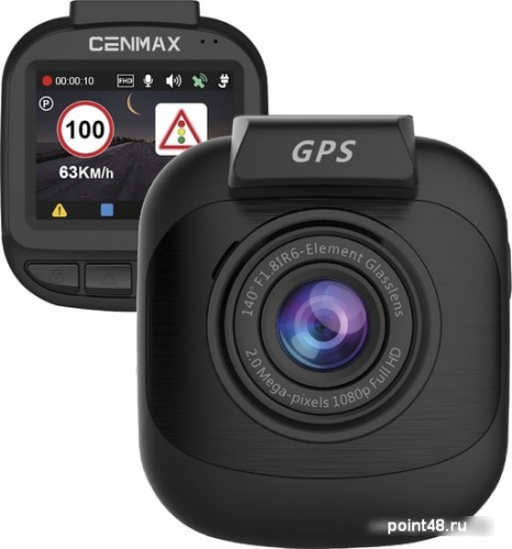Видеорегистратор Cenmax FHD-650 черный 1080x1920 1080p 140гр. GPS GP5168