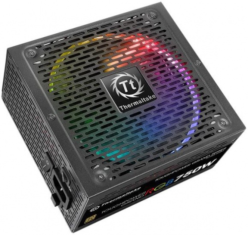 Блок питания Thermaltake ATX 750W Toughpower Grand RGB Sync 80+ gold (24+4+4pin) APFC 140mm fan color LED 9xSATA Cab Manag RTL фото 2