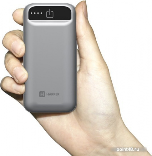 Мобильный аккумулятор  HARPER PB-2605 LI-POL 5000MAH серый в Липецке фото 2