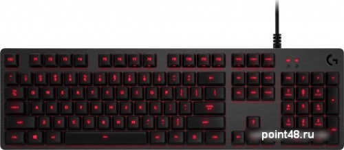 Купить Клавиатура Logitech G413 Carbon черный USB 2.0 Multimedia Gamer LED (подставка для запястий) в Липецке