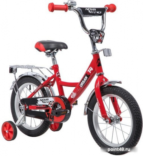 Купить Детский велосипед Novatrack Urban 14 (красный/черный, 2019) в Липецке на заказ фото 2