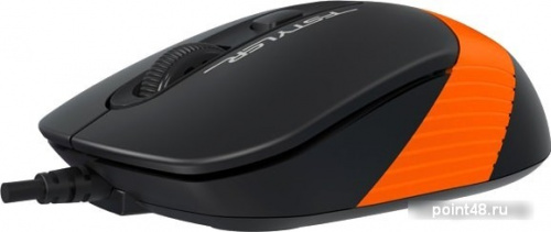 Купить Мышь A4 Fstyler FM10 черный/оранжевый оптическая (1600dpi) USB (4but) в Липецке фото 3