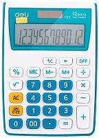 Купить Калькулятор настольный Deli E1122/BLUE синий 12-разр. в Липецке