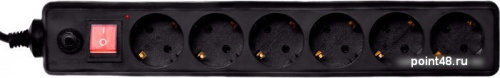 Купить Сетевой фильтр Buro 600SH-16-1.8-B 1.8м (6 розеток) черный (коробка) в Липецке