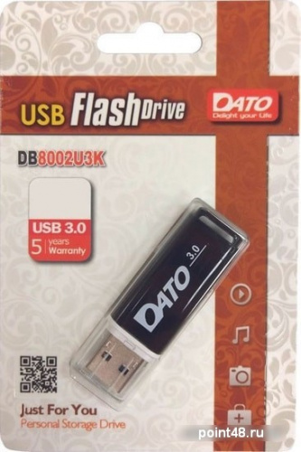Купить Флеш Диск Dato 64Gb DB8002U3 DB8002U3K-64G USB3.0 черный в Липецке фото 2