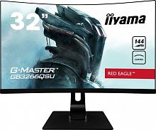 Купить Монитор Iiyama 31.5  Red Eagle GB3266QSU-B1 черный VA LED 1ms 16:9 HDMI M/M матовая HAS Pivot 400cd 178гр/178гр 2560x1440 DisplayPort Ultra HD 2K (1440p) USB 9кг в Липецке