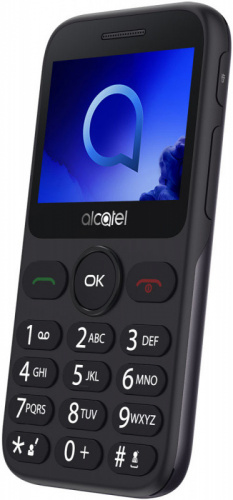Мобильный телефон Alcatel 2019G серый моноблок 1Sim 2.4 240x320 Thread-X 2Mpix GSM900/1800 GSM1900 FM microSD max32Gb в Липецке