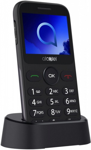 Мобильный телефон Alcatel 2019G серый моноблок 1Sim 2.4 240x320 Thread-X 2Mpix GSM900/1800 GSM1900 FM microSD max32Gb в Липецке фото 4
