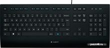 Купить Клавиатура Logitech K280e, тихий ход клавиш, USB, черный в Липецке