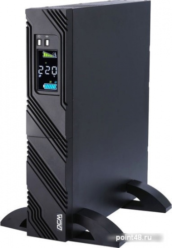 Купить Источник бесперебойного питания Powercom Smart King Pro+ SPR-1500 LCD 1200Вт 1500ВА черный в Липецке фото 2