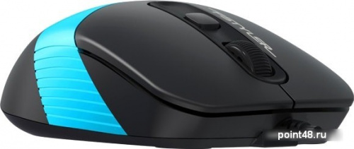 Купить Мышь A4 Fstyler FM10 черный/синий оптическая (1600dpi) USB (4but) в Липецке фото 2