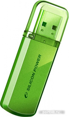 Купить Флеш Диск Silicon Power 64Gb Helios 101 SP064GBUF2101V1N USB2.0 зеленый в Липецке фото 2