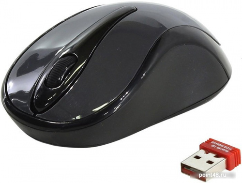 Купить Мышь A4Tech V-Track G3-280A серый/черный оптическая (1200dpi) беспроводная USB (3but) в Липецке фото 2