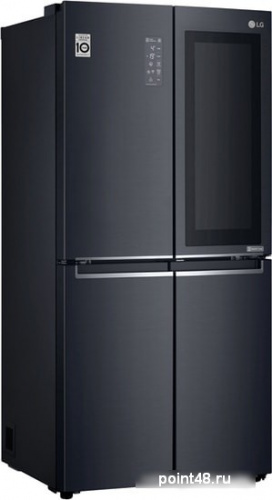 Четырёхдверный холодильник LG GC-Q22FTBKL в Липецке фото 2