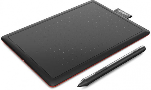Купить Графический планшет Wacom One CTL-472-N USB черный/красный в Липецке фото 2