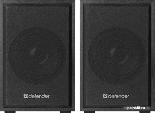 Купить Колонки DEFENDER SPK-250 2.0 black 2x4 Вт, 100-18000 Гц, mini Jack, 220V в Липецке фото 2