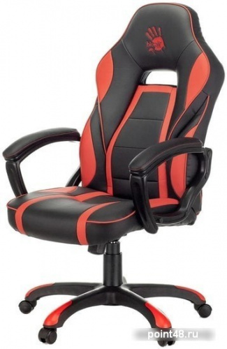 Кресло игровое A4Tech Bloody GC-350 черный/красный эко.кожа крестовина фото 3