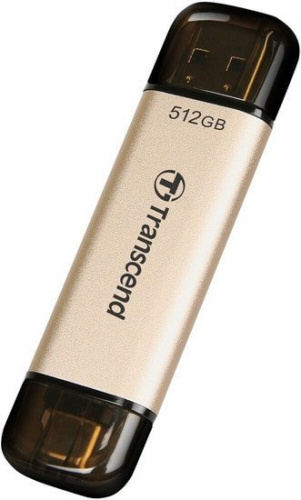 Купить Флеш Диск Transcend 512Gb Jetflash 930С TS512GJF930C USB3.0 золотистый/черный в Липецке фото 3