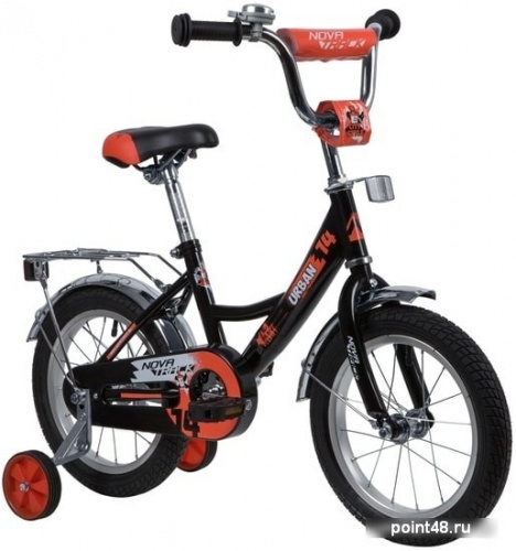 Купить Детский велосипед Novatrack Urban 14 143URBAN.BK20 (черный/красный, 2020) в Липецке на заказ фото 3