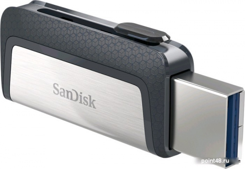 Купить Флеш Диск Sandisk 128Gb Ultra Dual SDDDC2-128G-G46 USB3.0 серый/узор в Липецке фото 3