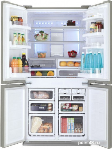 Четырёхдверный холодильник Sharp SJ-FP97VST в Липецке фото 2