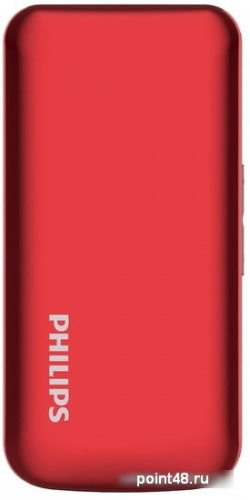 Мобильный телефон Philips E255 Xenium 32Mb красный раскладной 2Sim 2.4 240x320 0.3Mpix GSM900/1800 GSM1900 MP3 FM microSD max32Gb в Липецке фото 2