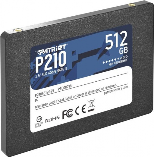 Накопитель SSD Patriot SATA III 512Gb P210S512G25 P210 2.5 фото 3