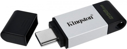Купить Флеш Диск Kingston 256Gb DataTraveler 80 DT80/256GB USB3.0 черный в Липецке фото 2