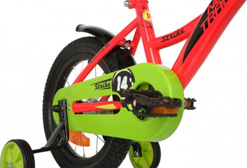 Купить Детский велосипед Novatrack Strike 14 2022 143STRIKE.RD22 (красный/зеленый) в Липецке на заказ фото 3