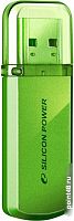 Купить Флеш Диск Silicon Power 64Gb Helios 101 SP064GBUF2101V1N USB2.0 зеленый в Липецке