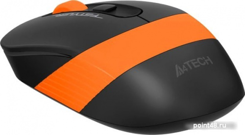 Купить Мышь A4 Fstyler FG10 черный/оранжевый оптическая (2000dpi) беспроводная USB (4but) в Липецке фото 3