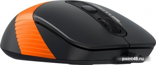 Купить Мышь A4 Fstyler FM10 черный/оранжевый оптическая (1600dpi) USB (4but) в Липецке фото 2