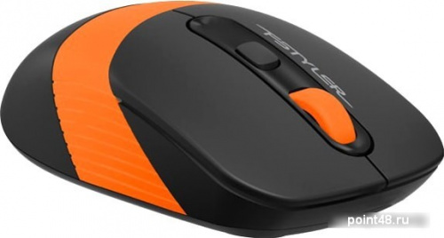 Купить Мышь A4 Fstyler FG10 черный/оранжевый оптическая (2000dpi) беспроводная USB (4but) в Липецке фото 2