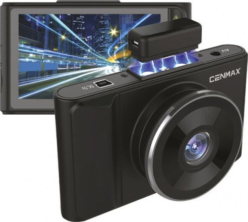 Видеорегистратор Cenmax FHD-500 черный 12Mpix 1080x1920 1080p 170гр. GP6248
