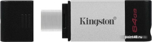 Купить Флеш Диск Kingston 64Gb DataTraveler 80 DT80/64GB USB3.0 черный в Липецке фото 3