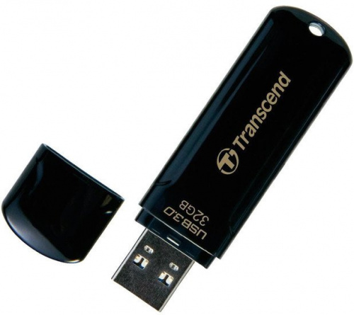 Купить Флеш Диск Transcend 32Gb Jetflash 700 TS32GJF700 USB3.0 черный в Липецке фото 2